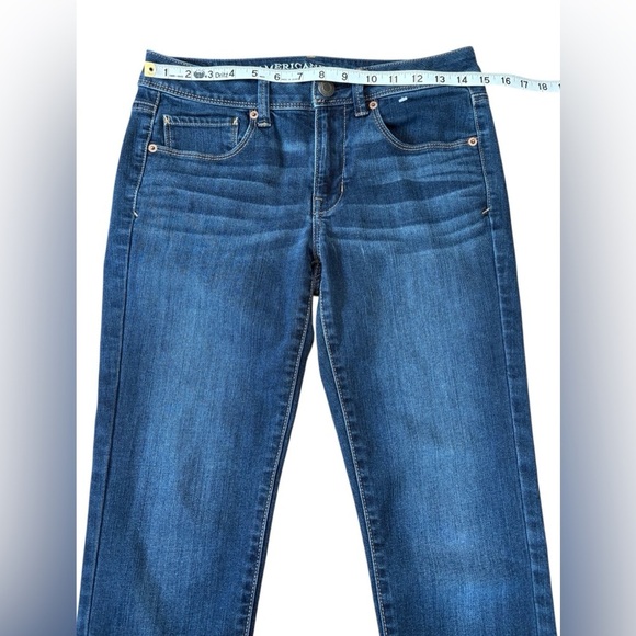 American Eagle Outfitters, Super Skinny Jeans, Size 6 Regular, Blue - Picture 4 of 9